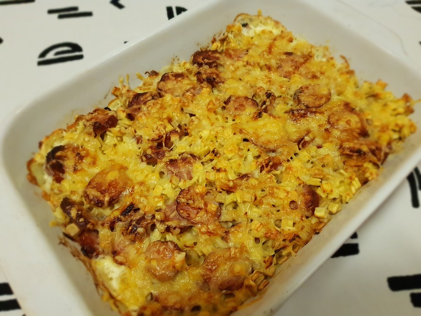 Gratin de Crozets aux Diots