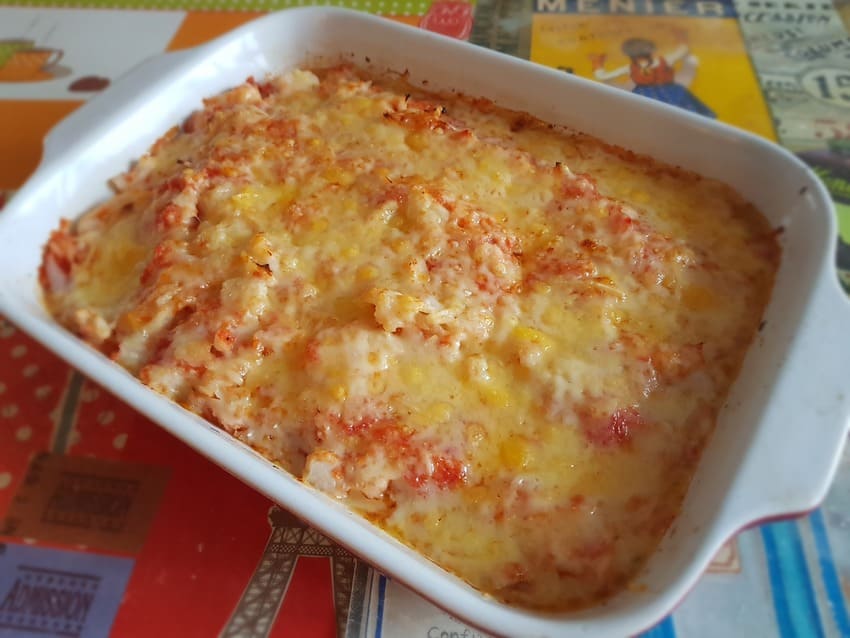 Gratin de chou-fleur à la tomate